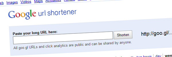 Raccourcir vos url avec Google… euh Goo.gl !