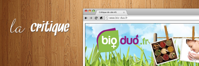 Critique de site PrestaShop #1 : Bio-Duo