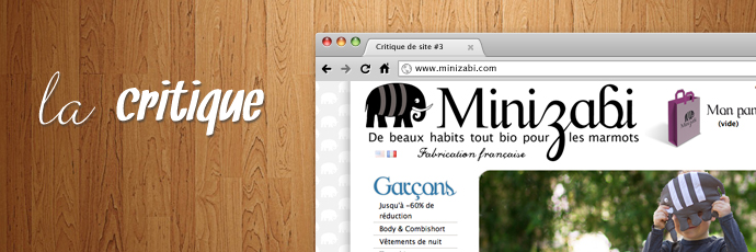 Critique de site PrestaShop #3 : Minizabi