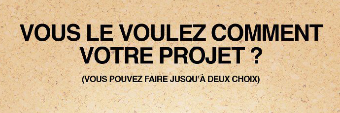 Vous le voulez comment votre projet web ?