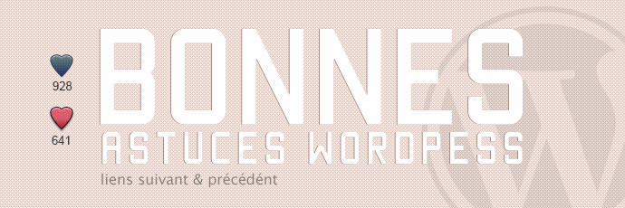 Lien suivant & précédent : optimisation seo pour WordPress