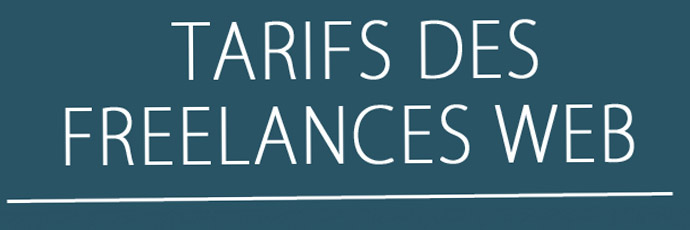 Tarifs des freelances web
