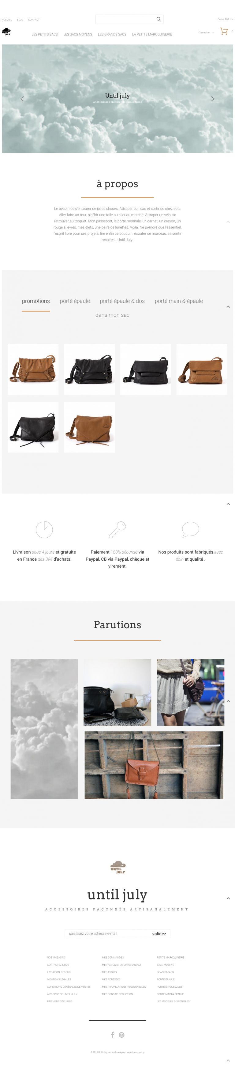 Until July - Page d'accueil