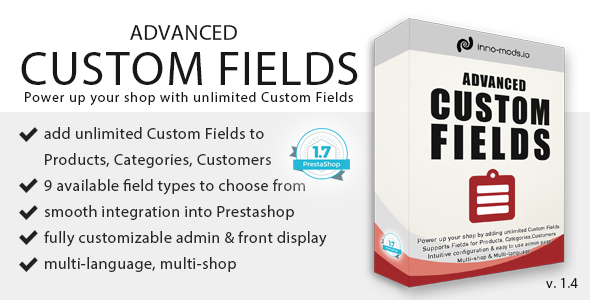 Module Prestashop champs personnalisés ACF