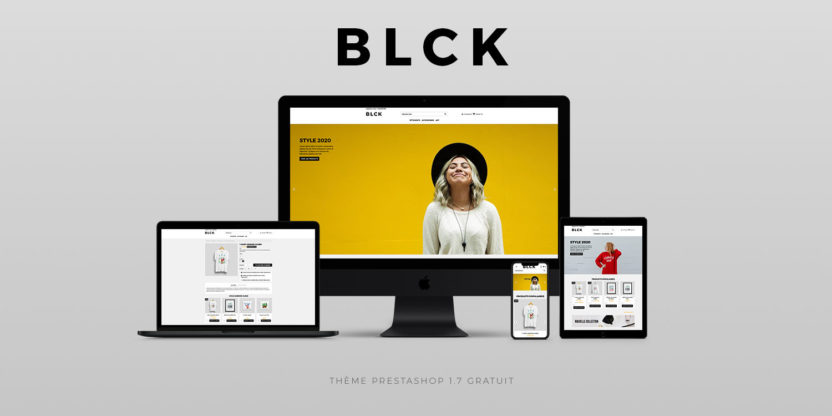 thème PrestaShop 1.7 responsive gratuit blck