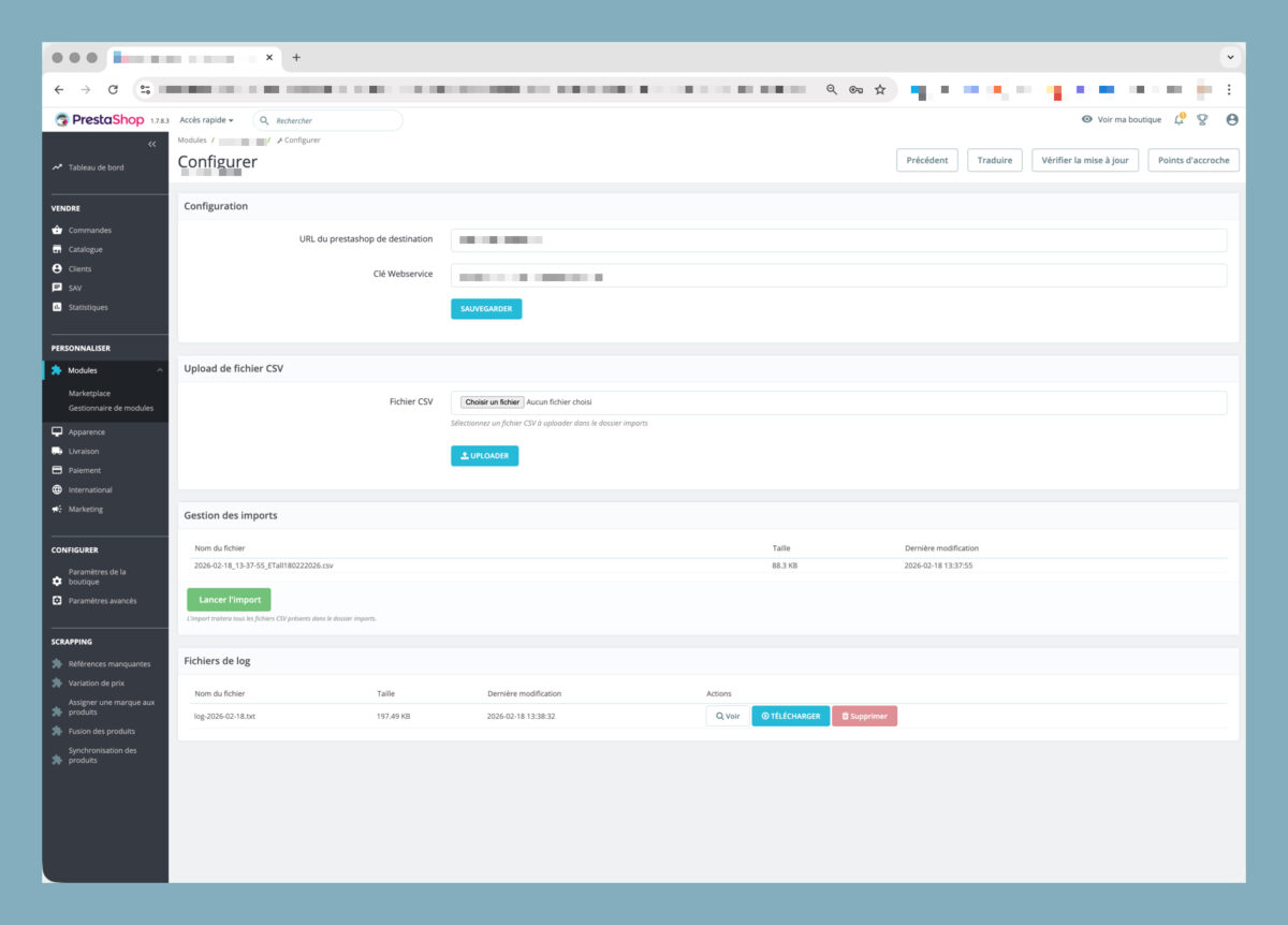 module-pim-prestashop-imports