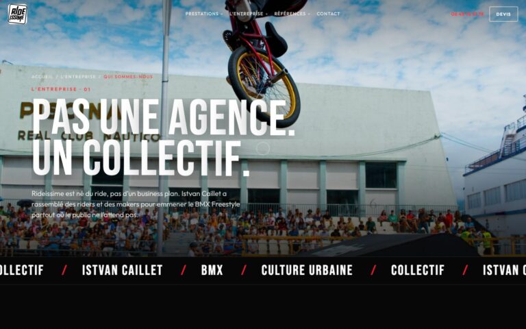 Page qui sommes-nous Rideissime